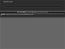 Tablet Screenshot of mteck.com
